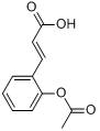 2-乙酸基肉桂酸分子式结构图