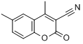 3-氰基-4,6-二甲基香豆素分子式结构图