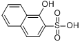 1-萘酚-2-磺酸;1-羟基-2-萘磺酸分子式结构图