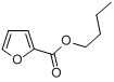 呋喃甲酸丁酯;α-呋喃羧酸丁酯；呋喃甲酸正丁酯；α-糠酸丁酯；麸酸丁酯分子式结构图