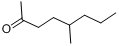 5-甲基-2-辛酮分子式结构图