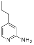 2-氨基-4-丙基吡啶分子式结构图