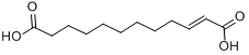 反式-2-十二碳烯二酸;反式-2-十二碳烯二酸;愈伤酸分子式结构图