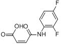 N-(2,4-二氟苯基)马来酸;N-(2,5-二氟苯基)马来酸;N-(2,4-二氟苯基)马来酸分子式结构图