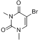 5-溴-1,3-二甲基尿苷分子式结构图