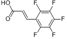 无氟肉桂酸;2,3,4,5,6-五氟肉桂酸分子式结构图