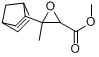 3-双环[2,2,1]庚-5-烯2-基-3-甲基环氧乙烷羧酸甲酯;3-双环[2,2,1]庚-5-烯2-基-3-甲基环氧乙烷羧酸甲酯;分子式结构图