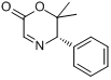 (5S)-5,6-二氢-6,6-二甲基-5-苯基-2H-1,4-恶嗪-2-酮分子式结构图