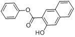 3-羟基-2-萘甲酸苯酯;3-羟基-2-萘甲酸苯酯;分子式结构图