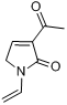 3-乙酰基-N-乙烯基吡咯烷酮分子式结构图