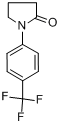 1-(4-三氟甲基苯基)-2-吡咯烷酮分子式结构图