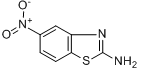 2-氨基-5-硝基苯并噻唑分子式结构图