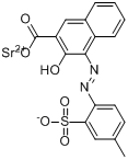 3-羟基-4-[(4-甲基-2-磺基苯基)偶氮]-2-萘甲酸锶盐;3-羟基-4-[(4-甲基-2-磺基苯基)偶氮]-2-萘甲酸锶盐;分子式结构图