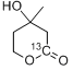 甲瓦龙酸内酯-1-13C分子式结构图