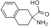 2-氨基四氢萘-2-羧酸分子式结构图