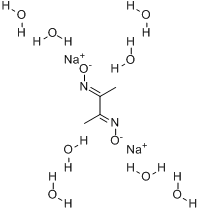 丁二酮肟二钠盐八水分子式结构图