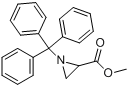 1-(三苯甲基)-2-氮杂环丙烷羧酸甲酯分子式结构图