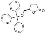 (R)-(?)-γ-三苯甲基甲氧基-γ-丁内酯分子式结构图