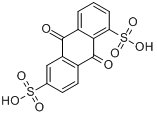 蒽醌-2,6-二磺酸钠;9,10-二氢化-9,10-二氧代-2,6-蒽二磺酸;蒽醌二磺酸二钠;蒽醌-2,6-二磺酸钠分子式结构图