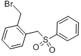 2-[(苯磺酰)甲基]苄基溴分子式结构图