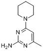 2-氨基-4-哌啶基-6-甲基嘧啶分子式结构图