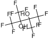 六氟-2,3-双(三氟甲基)-2,3-二醇;全氟频哪醇分子式结构图