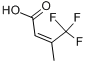 s-三氟甲基巴豆酸;4,4,4-三氟-3-甲基-2-丁烯酸分子式结构图