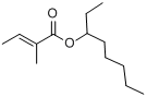 惕各酸 1-乙基己酯分子式结构图