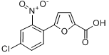 5-(4-氯-2-硝基苯基)-2-糠酸分子式结构图