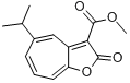 5-异丙基-3-(甲氧羰基)-2H-环七[b]呋喃酮分子式结构图