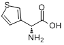 D-α-(3-噻吩基)甘氨酸分子式结构图