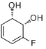 顺-(1S,2S)-1,2-二氢-3-氟邻苯二酚分子式结构图