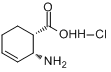 (1S,2R)-(-)-2-十六环氨基-3-烯羧酸盐酸盐分子式结构图