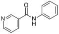 烟酰苯胺分子式结构图