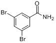 3,5-二溴苯甲酰胺分子式结构图