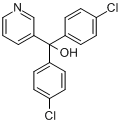 帕里醇;EL-241；双氯苯吡醇；苯吡醇；α，α-双(4-氯苯基)-3-吡啶甲醇分子式结构图