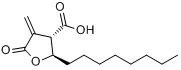 反-4-羧基-5-辛基-3-甲基-丁内酯分子式结构图