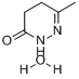 4,5-二水-6-甲基-3(2h)-哒嗪酮水合物分子式结构图