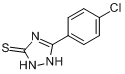 5-(4-氯苯基)-2,4-二氢-[1,2,4]-三唑-3-硫酮分子式结构图