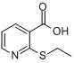 2-(乙基硫代)烟酸分子式结构图