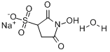 1-羟基-2,5-二氧-3-吡咯啶磺酸钠盐水合物分子式结构图