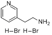 3-(2-氨乙基)吡啶二溴酸盐分子式结构图