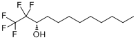 (S)-(?)-1,1,1,2,2-五氟十二烷基-3-醇;五氟月桂醇分子式结构图