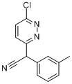 6-氯-α-(3-甲基苯基)-3-哒嗪乙酰腈;6-氯-Α-(3-甲基苯基)-3-哒嗪乙酰腈分子式结构图