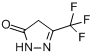 3-(三氟甲基)-2-吡唑啉-5-酮;3-三氟甲基-1H-5-吡唑酮分子式结构图