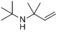 N-叔丁基-1,1-二甲基丙烯胺分子式结构图