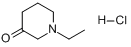 1-乙基哌啶-3-酮盐酸盐分子式结构图