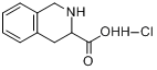 1,2,3,4-四氢-3-异喹啉羧酸盐酸盐分子式结构图