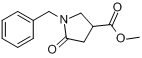 1-苄基-5-氧-3-吡咯烷羧酸甲酯分子式结构图