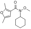 拌种胺;N-环己基-N-甲氧基-2,5-二甲基-3-糠酰胺分子式结构图